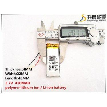 Imagem de (2pc)pilha Baterias Comunicador 3,7v 420mah  4mmx22mmx48mm - KMIG