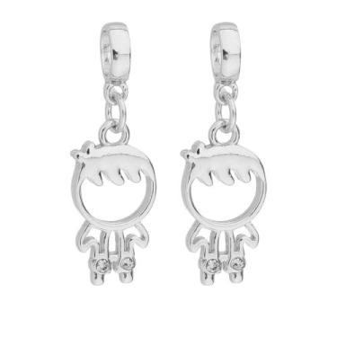 Imagem de Kit 2 Berloques Menino Filho Banhado a Prata 925 - Work Semijoias