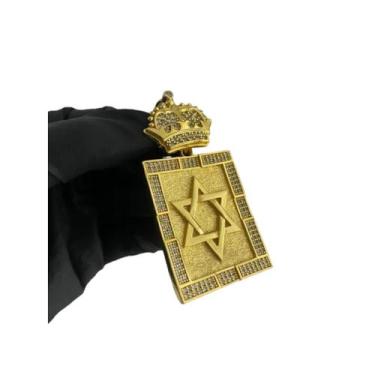 Imagem de Pingente Estrela de Davi Quadrado - Banhado a Ouro 18k - ToJoia18k