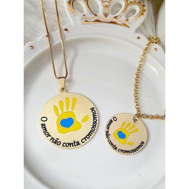 Imagem de Conjunto Síndrome de Down Colar + Pulseira - Elysee Semijoias