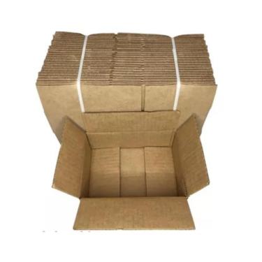 Imagem de Caixa de Papelão SemiKraft para Envios de E-commerce 16x11x6 com 150 U