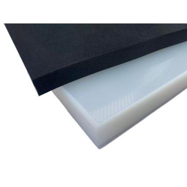 Imagem de Kit 50 Capas Encadernação A4 Preta Couro + Cristal Line ( 25 un de cad