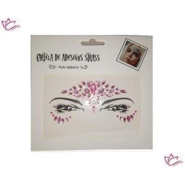 Imagem de Adesivo Carnaval Pedras Tipo Strass Rosto Maquiagem - BLF