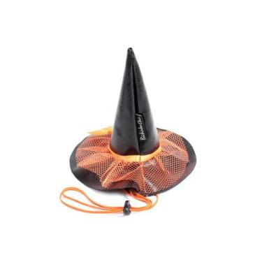 Imagem de Chapéu Bruxinha Halloween para Cachorro e Gato Pet - Bichinho Chic, La