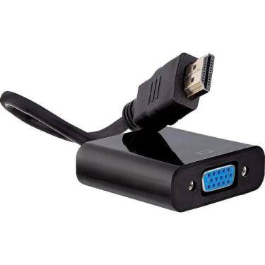 Imagem de Conversor HDMI Macho x VGA Fêmea com Áudio P2 - LM