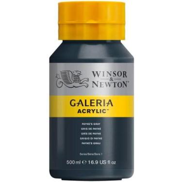 Imagem de Tinta Acrílica Galeria 500ml Winsor & Newton Paynes Gray 465