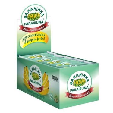 Imagem de Caixa Bananinha Paraibuna Sem Açúcar Vegano Sem Conservantes