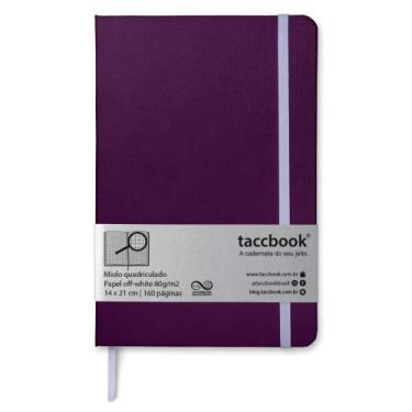 Imagem de Caderno Quadriculado taccbook Púrpura 14x21 Ríg.