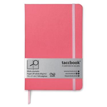 Imagem de Caderno Pautado taccbook Salmão 14x21 Ríg.