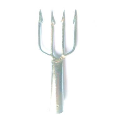 Imagem de Fisga/garfo/arpão de pesca de superfície e mergulho 4 dentes número 16