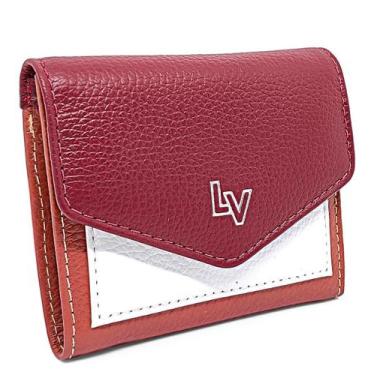 Imagem de Carteira Feminina Pequena De Couro Le Voyage Cartões Moedas