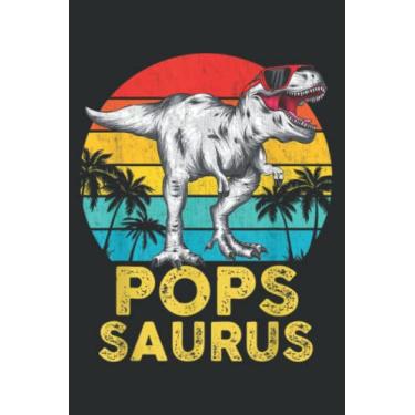 Imagem de Popssaurus Matching Family Dinosaur T Rex Pops Saurus.pdf: Journal/Ruled Notebook with Premium Paper, Inner Pocket, with 6" x 9", 120 Pages.