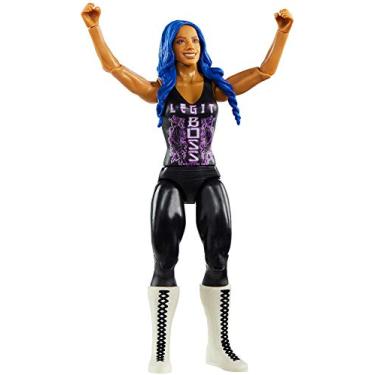 Imagem de WWE Sasha Banks Basic Series #112 Action Figure in 6-inch Scale with Articulation & Ring Gear