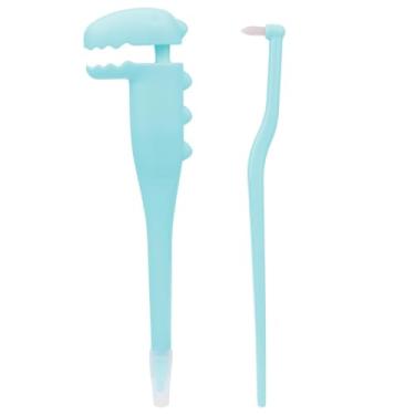 Imagem de Gosknor Atirador de remédios para animais de estimação para gatos, Popper reutilizável para cães com escova de dentes, ponta macia, alimentador de medicamentos para animais de estimação, dispensador