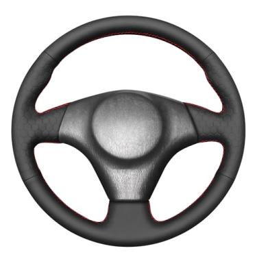 Imagem de MEWANT Capa de volante costurada à mão para Toyota RAV4 1998-2003/Celica 1999-2006/Corolla (EUA) 2003-2008/Matrix 2002-2008/MR2 1999-2007/Supra 1996-2002/Caldina 19977 -2002