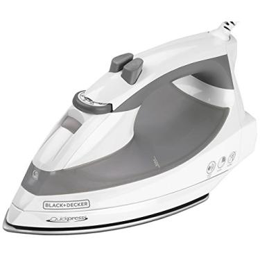 Imagem de Black & Decker F976 Quickpress Iron com tecnologia Smart Steam, branco/prata