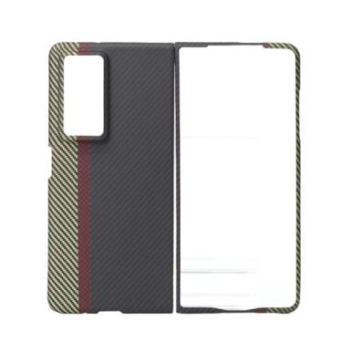 Imagem de waillynice Capa de fibra de carbono real para Honor Magic V2, capa ultrafina de fibra de aramida anti-queda para Honor Magic V2 RSR Capa Magic Vs2 (600Dcolor(Big), Magic V2)