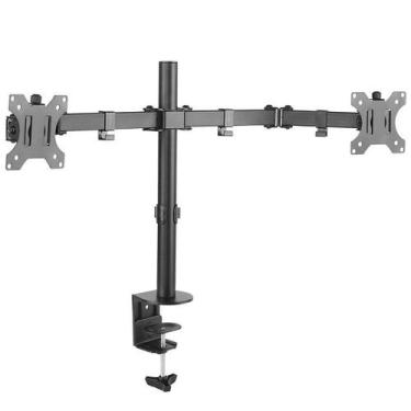 Imagem de Suporte Articulado 2 Monitores 15 a 32 Base Morsa T1224C Central Supor