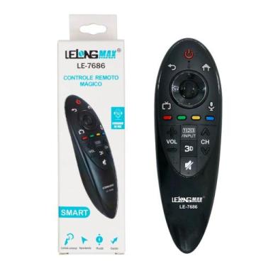 Imagem de Controle Remoto Para TV LE-7686 Magico Com Voz - LELONG