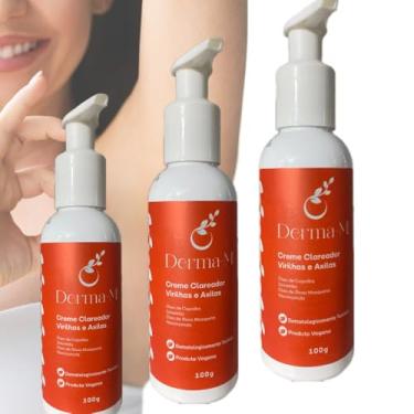 Imagem de KIT 3 Derma-Mi Creme Clareador intimo 100g Clareador de Virilhas e Axilas