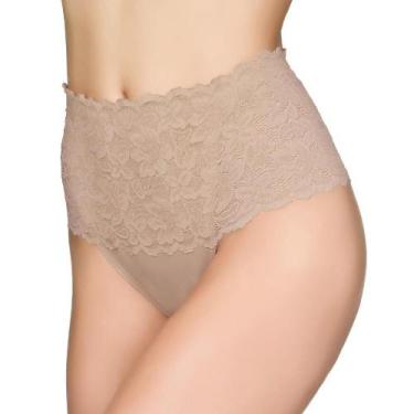 Imagem de Calcinha Faixa Redutora Dilady 139242 Com Renda, Preto, GG
