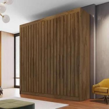 Imagem de Guarda Roupa 4 Portas Potente BRAUNA MDF Móveis Europa Moveis Europa
