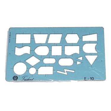 Imagem de Gabarito De Fluxogramas Trident E-10