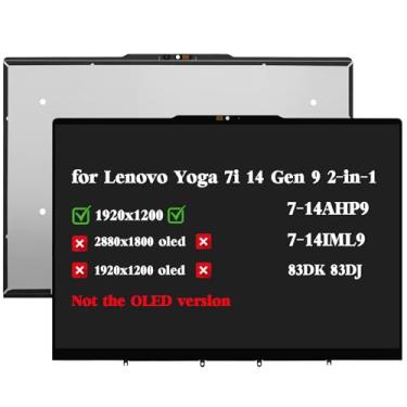 Imagem de HPDELGB Substituição para Lenovo Yoga 7i 35.6 cm Gen 9 2-in-1 7-14AHP9 7-14IML9 2024 83DK 83DJ 83DK000AUS 83DK000BUS 83DJ0001US 83DK000FUS 1920x1200 WC. Tela LCD sensível ao toque UXGA Tela não OLED