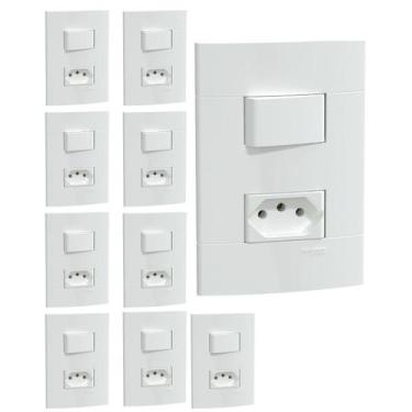 Imagem de kIT 30 CONJUNTOS DE INTERRUPTORES+TOMADA 10A 250V SCHNEIDER