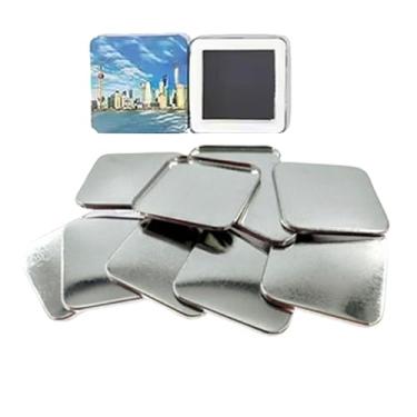 Imagem de Conjunto Profissional Para Fazer BotõEs De íMã De Geladeira, 50 * 50 Mm, MáQuina Para Fazer íMãS FotográFicos FaçA Você Mesmo, 2 Conjuntos De Moldes (Quadrados + Redondos) + 150 PeçAs De ConsumíVeis