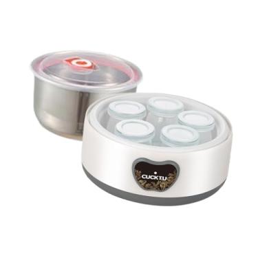 Imagem de Ｂｅｓｇａ Máquina de iogurte automática, Multifuncional Profissional DIY DIY Controle de temperatura MAKER NATTO,