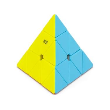Imagem de Cubo Mágico Pyraminx Magnético Qiyi Stickerless