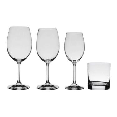 Imagem de Jogo de Cristal Bohemia Taças e Copos 24 Peças - Bohemia Crystal