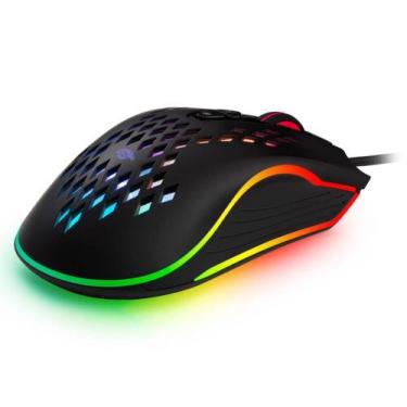 Imagem de Mouse Gamer USB Led Rgb 6400 Dpi Com 6 Botões PC e notebook - K-mex