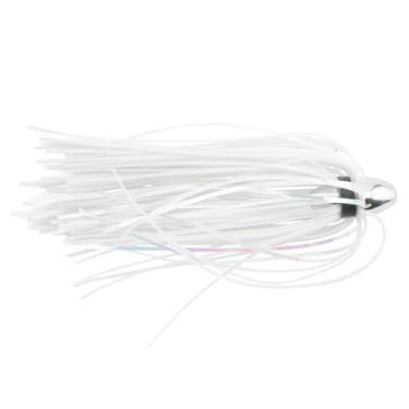 Imagem de C&H Lures, Isca King Buster, Saia Iridescente Pérola/PearlMylar, cabeça de 1/226.8 g, 6.3 cm, 3 peças