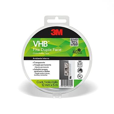 Imagem de VHB, 3M, Fita Dupla-face, 4910, 12mmx5m, 1 rolo