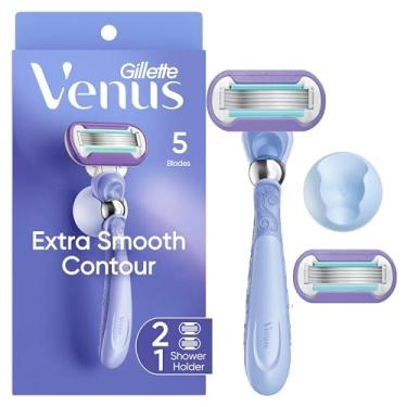 Imagem de Gillette Venus Cabo de barbear feminino Deluxe Smooth Swirl + 2 refis de lâmina