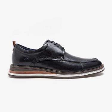 Imagem de Sapato Masculino Esporte Fino Democrata Metropolitan Type Preto, Preto