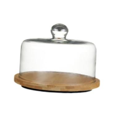 Imagem de Bothyi Bolo Stand Servando Platter Cheese Board Versátil Prático Serviço Placa Exibição para Decoração de Festas de Casamento de Aniversário Decoração , 18x22cm