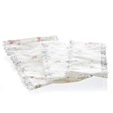 Imagem de Potinho de Mel Jogo De Capas De Tecido Para Kit Higiene Bebê Menina Rosa