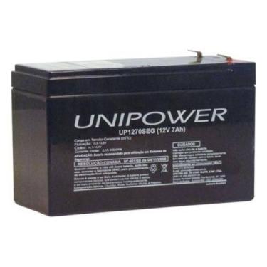 Imagem de Bateria Interna Selada para Nobreak 12V 7A Unipower
