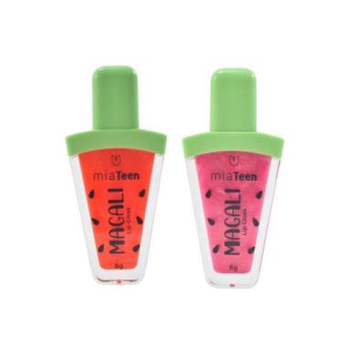 Imagem de Lip Gloss Magali Melancia 8g Tons Sortidos Mia Make