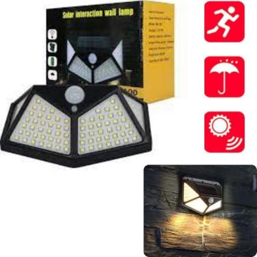 Imagem de Luz De Parede Solar Com Detector De Movimento Alta Potência