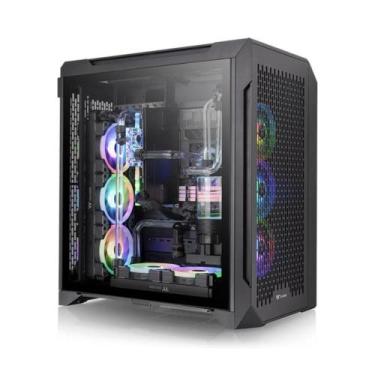 Imagem de Gabinete Thermaltake Cte C700 Black Usb 3.2 Mid Tower 3 Fans