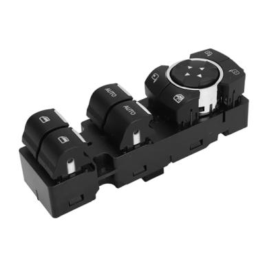 Imagem de Chave de Janela Elétrica, Lado do Motorista Esquerdo Resposta Rápida Controle Suave Ajuste Adequado BB5Z14529AA Construído Com Materiais ABS Números OE