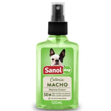 Imagem de Perfume para cachorro Colônia cães Macho 120ml Sanol Cheirinho citrus 