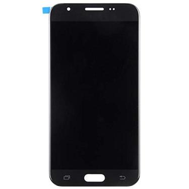 Imagem de Tela LCD de substituição de tela sensível ao toque para Samsung Galaxy J3 2017 Prime Emerge Luna Pro J327 J327A J327V J327P J327T1 J327R4 com ferramentas de reparo e protetor (preto)