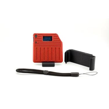 Imagem de Capa GoodsByPratik Slim Pro V3 para Heltec V3 - preta, plástica, não resistente à água, sólida, música, porta de antena SMA externa, ajuste fino, absorção de choque, capa protetora