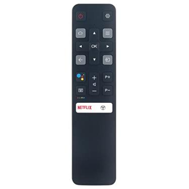 Imagem de Controle remoto substituído RC802V FUR6 para TCL Android TV 40S330 32S330 43S434 50S434 55S434 65S434 75S434 32S60 42S6500 32A325 32A3234 43P3 0FS 32P30S 49P30FS 32S6500A 65P8S 65P8 55P8S 55P8 50P8S