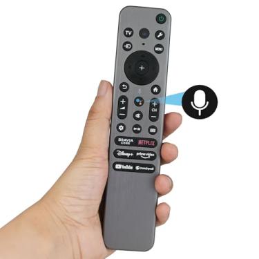 Imagem de Controle remoto de substituição retroiluminado por voz RMF-TX910U compatível com Sony Smart TV XR OLED Full Array LED/4K Ultra HD/QD-OLED/Mini LED Series 2023 TVs